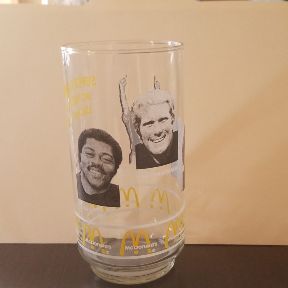 Steelers vintage glass